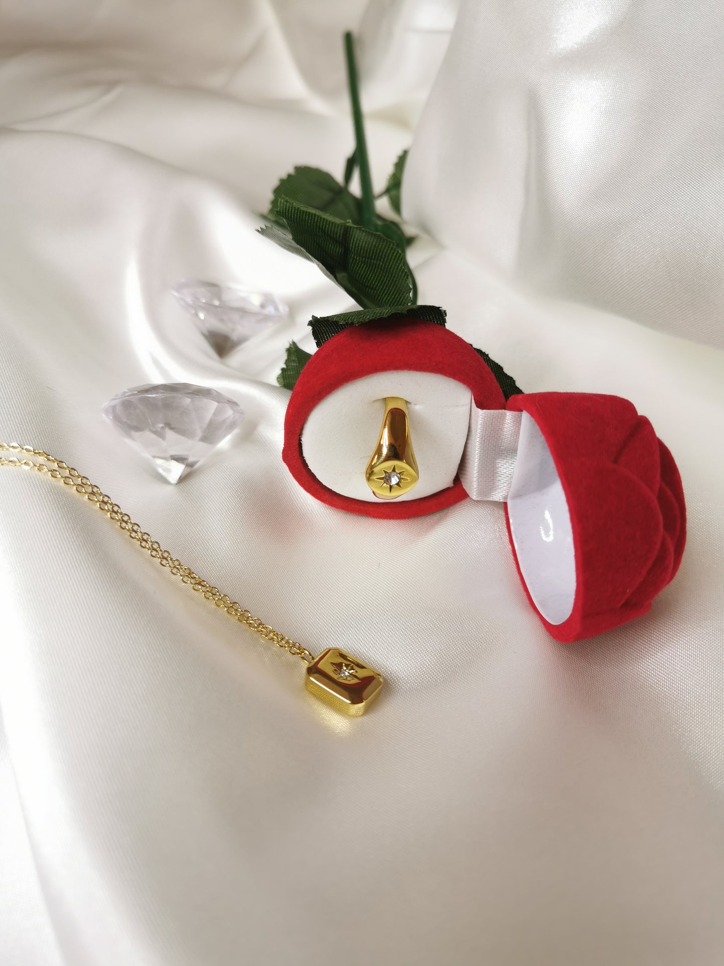 Starburst Set Necklace & Ring