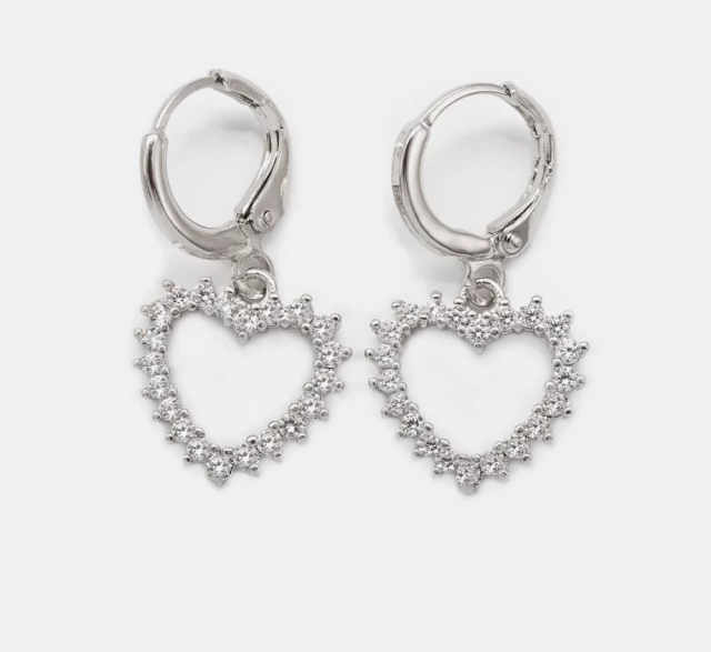 Classy Heart Earrings