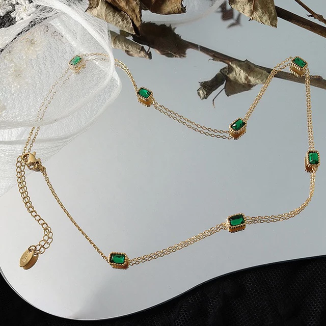 Emeralds and Hope Necklace